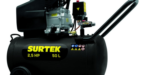 COMP550B COMPRESOR DE AIRE ELECTRICO LUBRICADO 50 LT 2 5 HP 127 V SURTEK