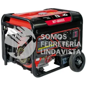 G6502E GENERADOR 6,500Wtt s, 110/ 220V 60 Hz, 15HP, CON MARCHA, BATERÍA Y LLANTAS NITRO