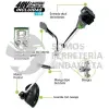 DB203 DESBROZADORA C/ MOTOR ABAJO INALÁMBRICA 450W, MANGO " BICI"  , BRUSHLESS, 2 NITRO