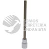 54418ML DADO CON PUNTA HEXAGONAL EXTRA LARGA CUADRO DE 1/2", METRICO, 8 MM URREA