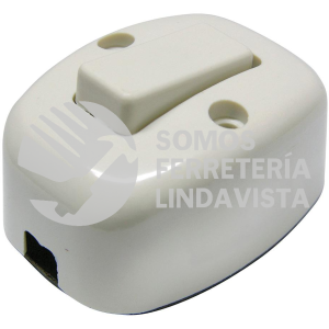 136559 APAGADOR SENCILLO VISIBLE OVALADO, LINEA DE SOBREPONER SURTEK