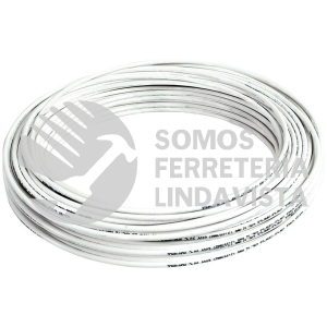 136917 CABLE ELECTRICO THW CALIBRE 10, 100 M COLOR BLANCO SURTEK