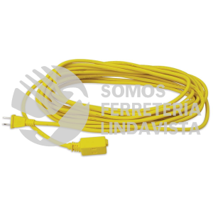 136043 EXTENSION ELECTRICA POLARIZADA COLOR AMARILLO, 8 M SURTEK