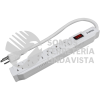 136221 SUPRESOR DE PICOS 6 ENTRADAS CABLE 450 J DE 45 CM SURTEK