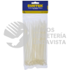 114202 CINCHOS PLASTICOS 165 X 2.5 MM, TENSION 8 KG DE 100 PIEZAS, COLOR NATURAL SURTEK
