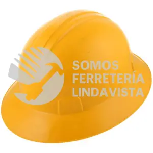 ST-6-500-412 CASCO DE SEGURIDAD TIPO ALA ANCHA CON AJUSTE DE INTERVALOS AMARILLO WESTON