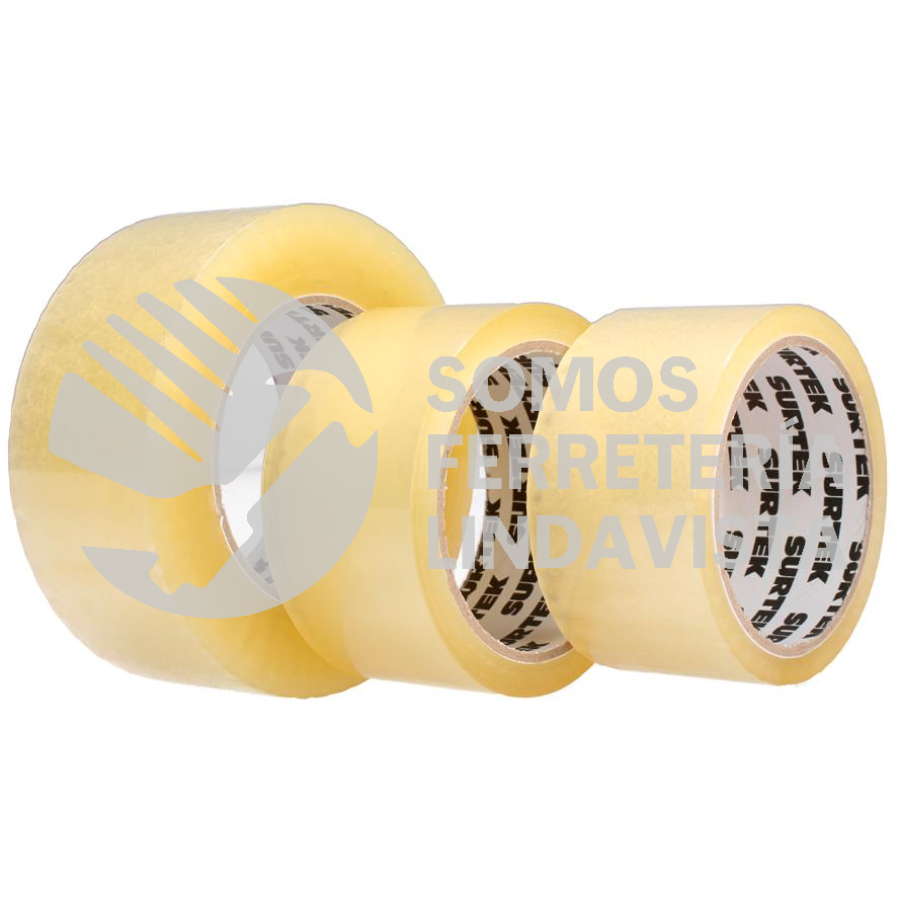 138025 CINTA TRANSPARENTE DE ACRILICO PARA EMPACAR 2" X 50 M SURTEK