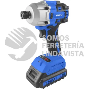 AI320 ATORNILLADOR DE IMPACTO 1/4" A BATERÍA LITIO-ION 20 V, 200 NM, CON BATERÍA FOY