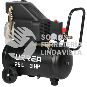 CMP925 COMPRESOR DE AIRE ELÉCTRICO LUBRICADO 25L, 3HP, 120V URREA