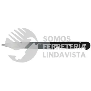 CU53P CUCHILLO LISO DE ACERO INOXIDABLE PARA ASADO CON MANGO DE PLÁSTICO DE 5" FOY