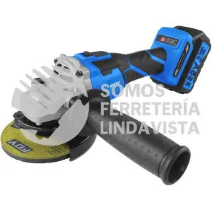 EI320 ESMERILADORA ANGULAR A BATERÍA LITIO-ION 4-1/2" 20 V, 8000 RPM FOY