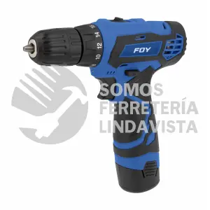 TI312 TALADRO/ATORNILLADOR 3/8" BATERÍA DE LITIO-ION 12 V, 30 NM FOY