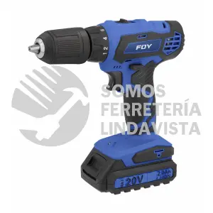 TI320 TALADRO/ATORNILLADOR 1/2" A BATERÍA LITIO-ION 20 V, 35 NM FOY