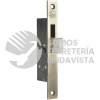 L2102 CERROJO PARA EMBUTIR DE PALETA, LATON ANTIGUO, LLAVE TETRA, EN CAJA LOCK