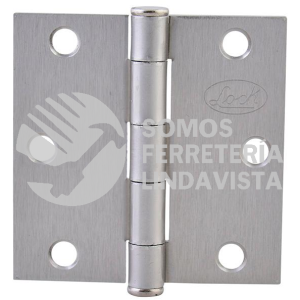 LBC20NS BISAGRA CUADRADA NIQUEL SATINADO 2" X 2" LOCK