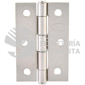LBA25NI BISAGRA ALARGADA NIQUEL SATINADO 2.5" X 1.81" LOCK