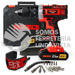 ROIC-220 ROTOMARTILLO INALÁMBRICO 2X20V (64 ACCESORIOS) MIKELS