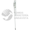 PAOC PASADOR OCULTO PARA PUERTA Y VENTANA, GALVANIZADA LOCK