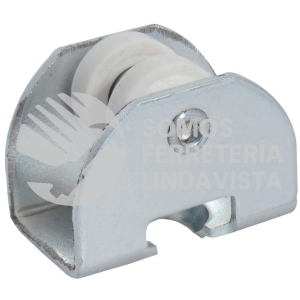 CCLORT2 JUEGO DE CARRETILLAS RIEL TT 2 BALEROS PARA CLOSET, GALVANIZADA LOCK