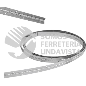 LBP3H BISAGRA PIANO BARRENADAS 1-1/2" X 1 M, NATURAL, EN CAJA LOCK
