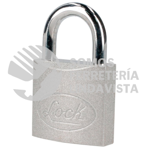 L22S384 JUEGO DE 4 CANDADOS DE ACERO CORTOS 38 MM, LLAVE ESTANDAR LOCK