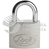 L22S38A CANDADO DE ACERO CORTO 38 MM, LLAVE ESTANDAR, EN CAJA LOCK
