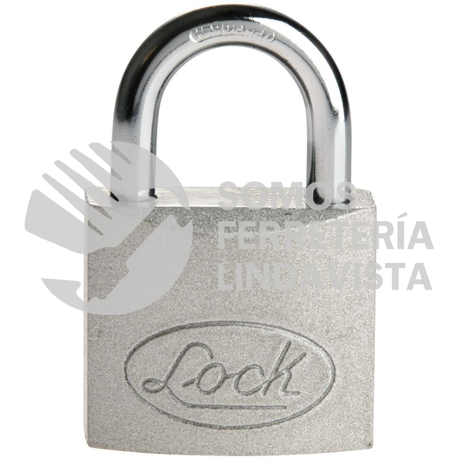 L22L45A CANDADO DE ACERO LARGO 45 MM, LLAVE ESTANDAR, EN CAJA LOCK