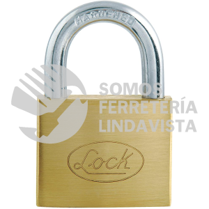 L22S63ELBB CANDADO DE ACERO CORTO 63 MM, ACABADO LATONADO, LLAVE ESTANDAR LOCK
