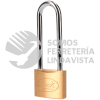 L20X40EB CANDADO DE LATON EXTRA LARGO 40 MM, LLAVE ESTANDAR LOCK
