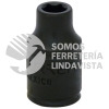 69055M DADO DE IMPACTO CUADRO DE 1/4", 6 PUNTAS, METRICO, 5.5 MM URREA