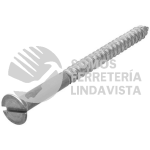 TM6-112 TORNILLO DE MADERA CABEZA PLANA RANURADA 6 X 1-1/2" NACIONAL