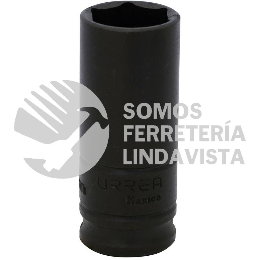 7019M DADO DE IMPACTO LARGO CUADRO DE 3/8", 6 PUNTAS, METRICO, 19 MM URREA