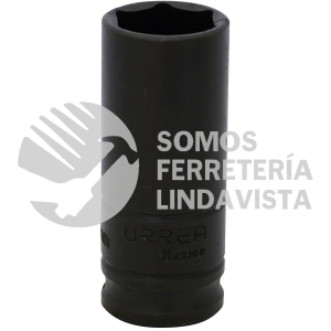 7023M DADO DE IMPACTO LARGO CUADRO DE 3/8", 6 PUNTAS, METRICO, 23 MM URREA