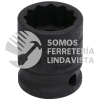 7440 DADO DE IMPACTO CUADRO DE 1/2", 12 PUNTAS, EN PULGADAS, 1-1/4" URREA