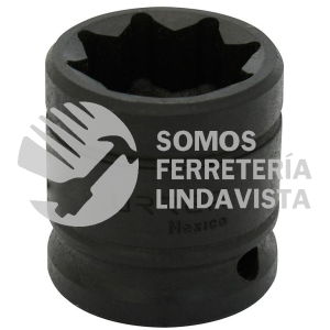 7434S DADO DE IMPACTO CUADRO DE 1/2", 8 PUNTAS, EN PULGADAS, 1-1/16" URREA