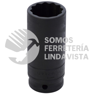 7342 DADO DE IMPACTO LARGO CUADRO DE 1/2", 12 PUNTAS, EN PULGADAS, 1-5/16" URREA