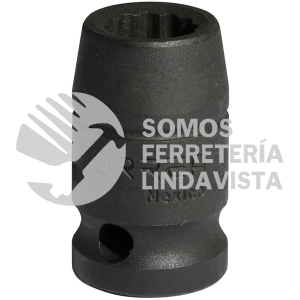 7411MT DADO DE IMPACTO CUADRO DE 1/2", 12 PUNTAS, METRICO, 11 MM URREA