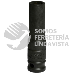 7312M DADO DE IMPACTO LARGO CUADRO DE 1/2", 6 PUNTAS, METRICO, 12 MM URREA
