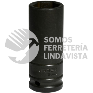7317M DADO DE IMPACTO LARGO CUADRO DE 1/2", 6 PUNTAS, METRICO, 17 MM URREA