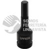 7441-17M DADO DE IMPACTO CON PUNTA HEXAGONAL CUADRO DE 1/2", METRICO, 17 MM URREA