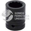 7516T DADO DE IMPACTO CUADRO DE 3/4", 12 PUNTAS, EN PULGADAS, 1" URREA