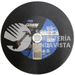 66253207548 DISCO CORTE ABRASIVO TIPO 1 DIAMETRO 12" X 1/8" X1" IN 300X3 2X25 3MM 2 MALLAS METAL CO1218GLL NORTON