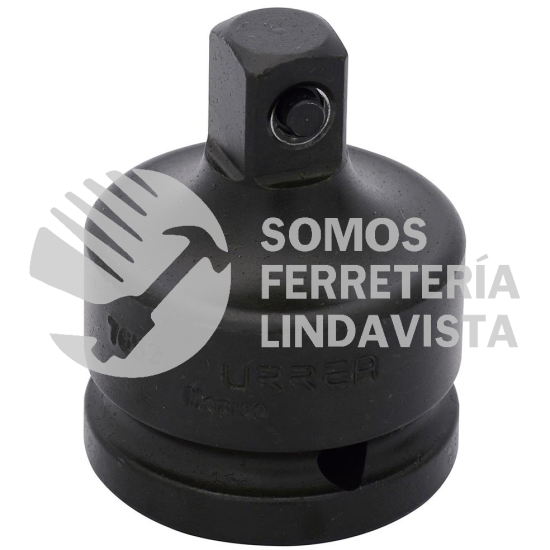 7653 ADAPTADOR CON PERNO PARA DADO DE IMPACTO CUADRO DE 3/4" HEMBRA A 1/2" MACHO URREA