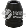 10018 DADO DE IMPACTO CUADRO DE 1", 6 PUNTAS, EN PULGADAS, 1-1/8" URREA