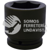 15034 DADO DE IMPACTO CUADRO DE 1-1/2", 6 PUNTAS, EN PULGADAS, 2-1/8" URREA