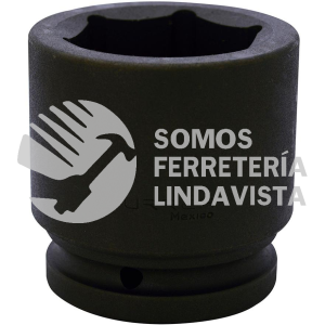 15041 DADO DE IMPACTO CUADRO DE 1-1/2", 6 PUNTAS, EN PULGADAS, 2-9/16" URREA