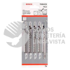 T301CDF SEGUETA BIMETALICA PARA SIERRA CALADORA CON 5 PIEZAS BOSCH