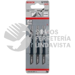 U111C SEGUETA CALADORA 4-50MM 2608630566-720 PAQUETE CON 3 PIEZAS BOSCH