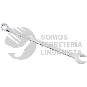 1222L LLAVE COMBINADA EXTRA LARGA PULIDO ESPEJO EN PULGADAS, 12 PUNTAS, 11/16" URREA