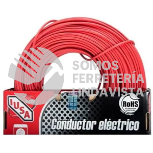 IUATHW10R ALAMBRE THW COLORES 10 (IUSA) ROJO I U S A